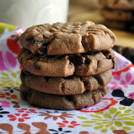 Chocolate Peanut Butter Cookies