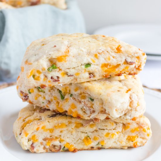 Bacon Cheddar Cheese Scones