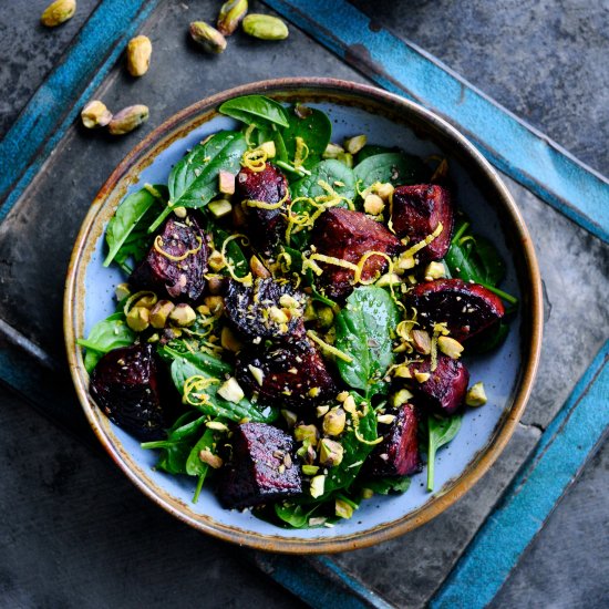 Baked Beetroot Salad