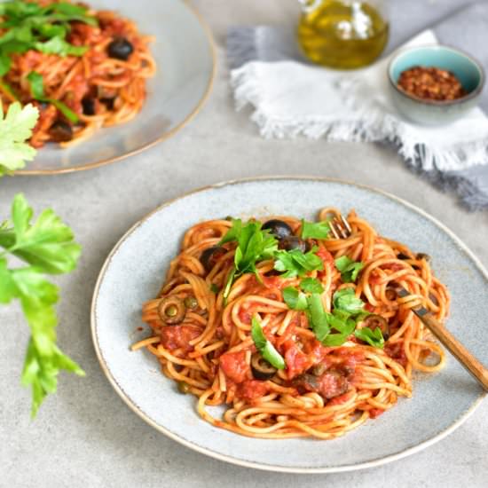 Spaghetti alla puttanesca