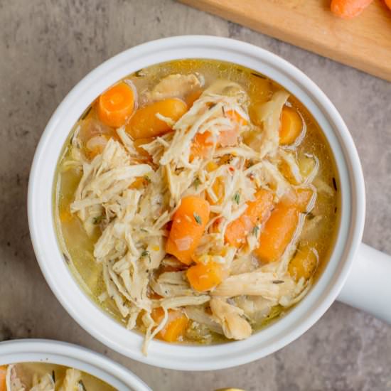 Healthy Lemon Chicken Soup