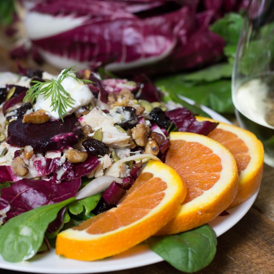 Chicken and Roasted Beet Salad