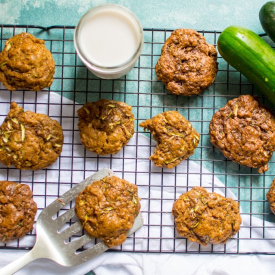 Paleo Almond Butter Zucchini Cookie