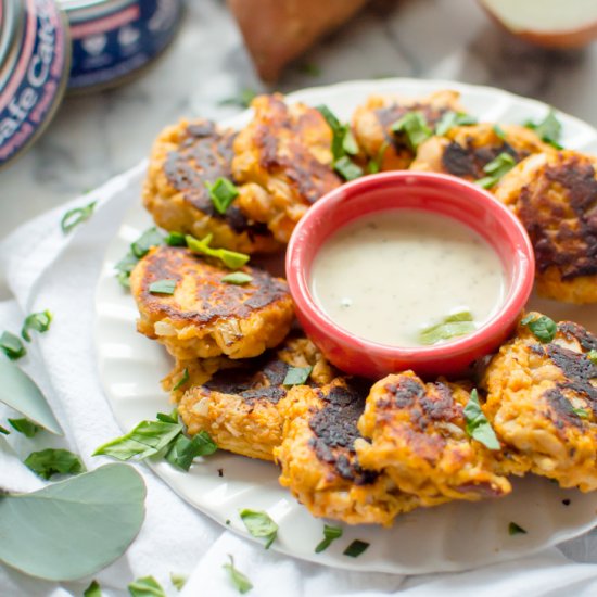 Sweet Potato & Salmon Poppers