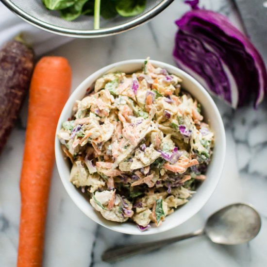 Veggie-Loaded Spring Chicken Salad