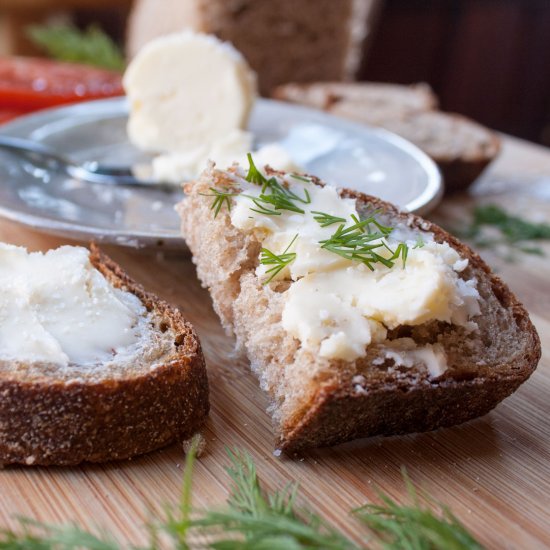 Homemade Cultured Butter