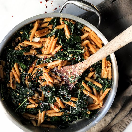 Sauteed Kale Penne