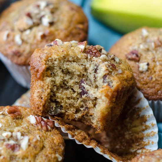 banana nut muffins