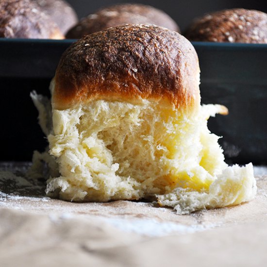 Leftover Baked Potato Rolls