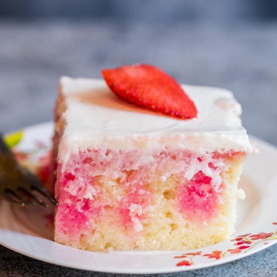 Strawberry Poke Cake