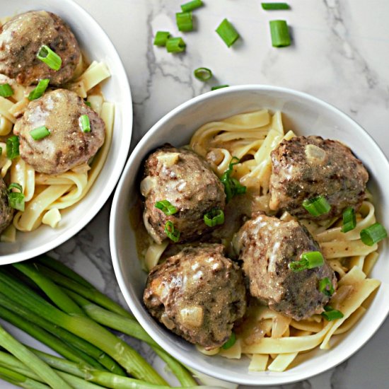 Homemade Swedish Meatballs