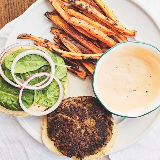 Easy Black Bean Burgers