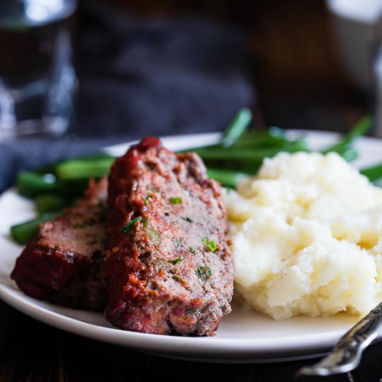 Easy Low Carb Paleo Meatloaf