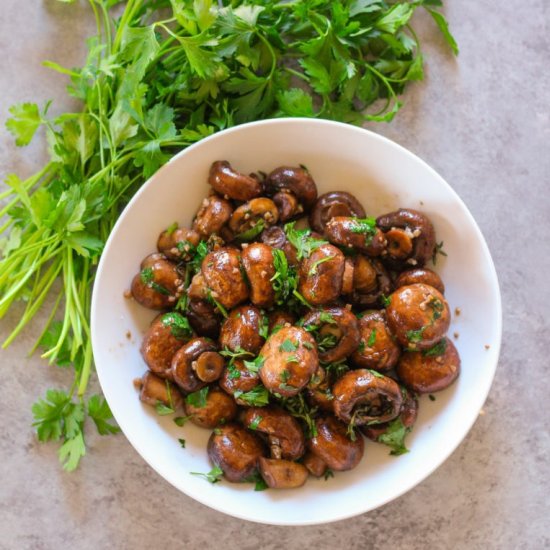 Sauteed Herbed Cremini Mushrooms