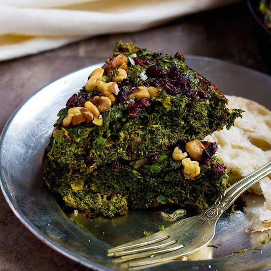 Kuku Sabzi (Persian Herb Frittata)