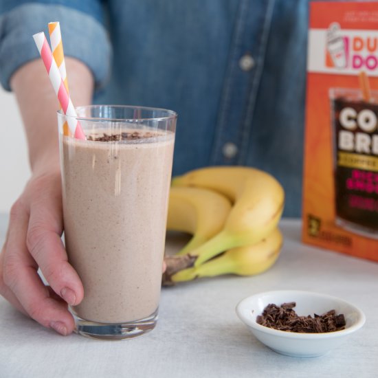 Cold Brew Banana Oatmeal Smoothie