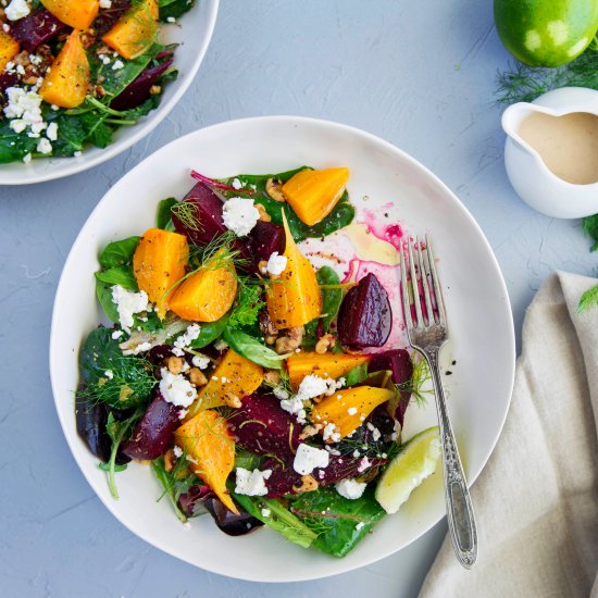 Beet Salad with Citrus Tahini