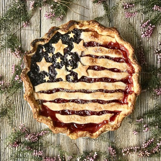 How to make an American Flag Pie