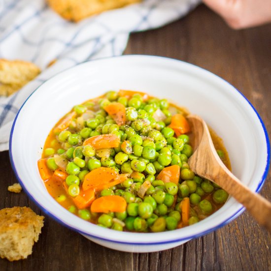 Green pea soup