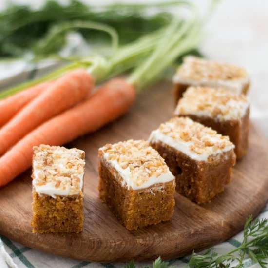 Carrot cake bars