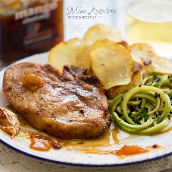 Mango Chutney Pork Chops