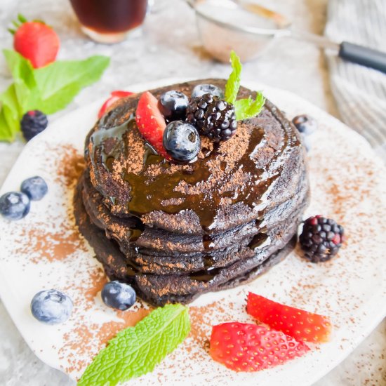 Paleo Carob Pancakes (GF)