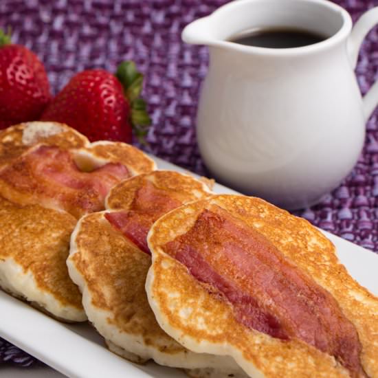 Bacon Pancake Dippers