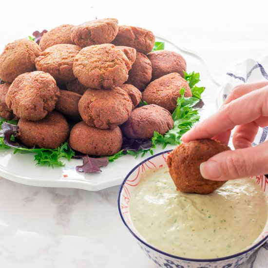 Egyptian-Style Falafel