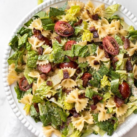 BLT Bowtie Pasta Salad