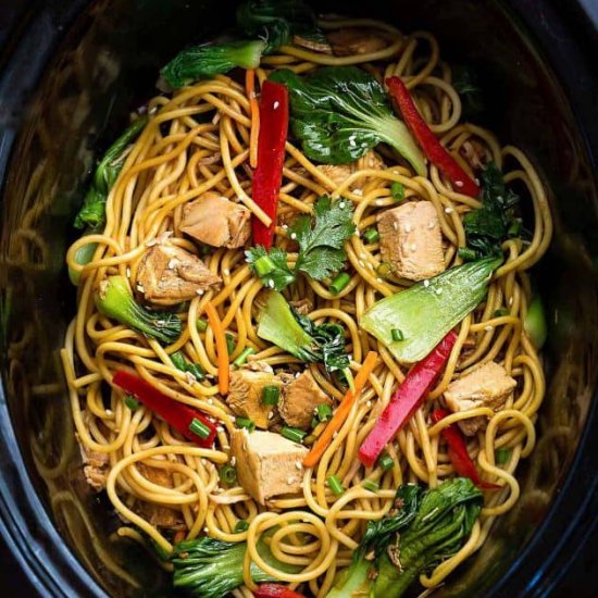 Crock Pot Lo Mein Noodles