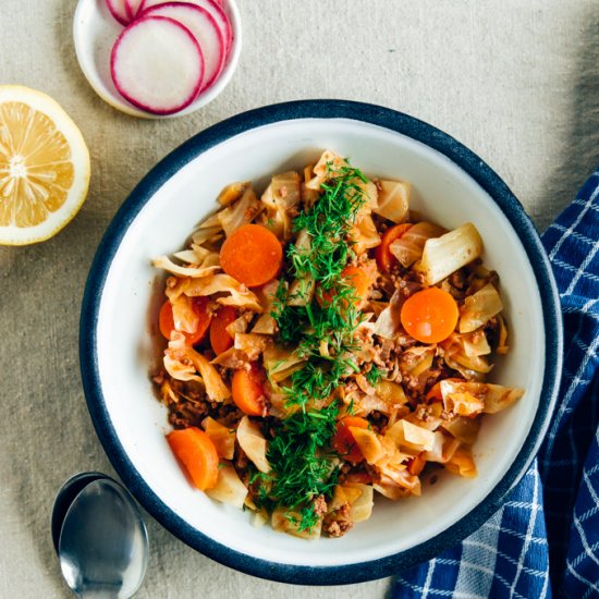 Beef Cabbage Stew