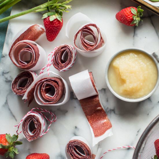 Strawberry Beet Fruit Leather