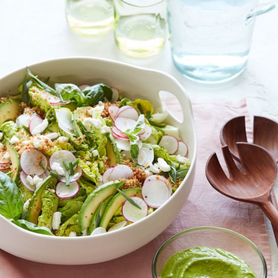 Crispy Quinoa Spring Salad