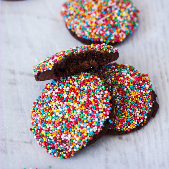 Giant Freckles Chocolate Cookies