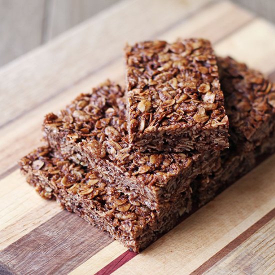 Homemade Chocolate Granola Bars