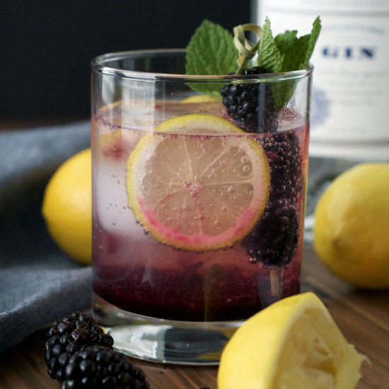 Blackberry Gin Smash