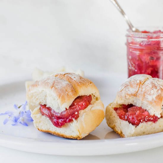 Simple Rhubarb Jam