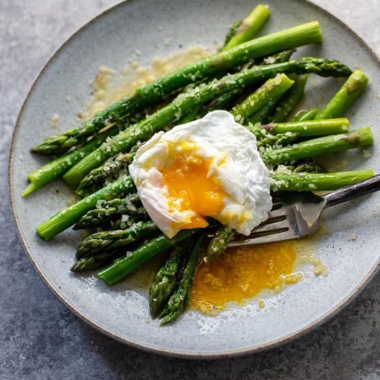 Asparagus in Bed