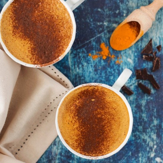 TURMERIC INFUSED HEALTHY HOT CHOCOLATE