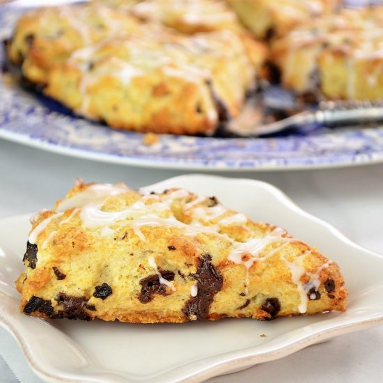 Chocolate-Cherry Scones