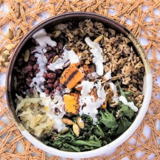 Grilled Macrobiotic Bowl