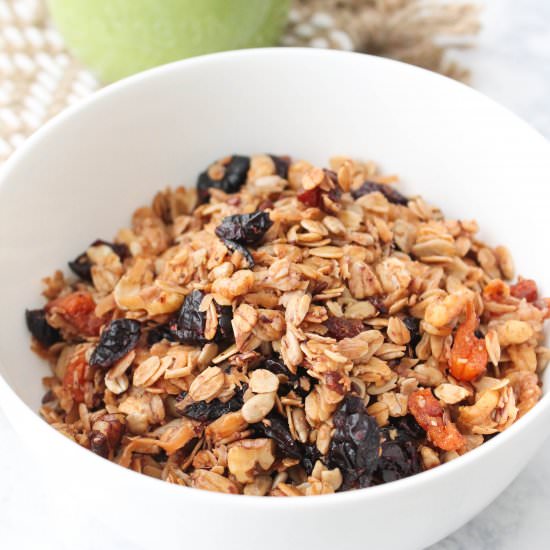 Blueberry Apricot Granola