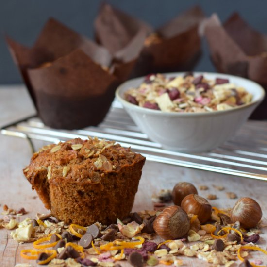 Breakfast Muesli Muffins