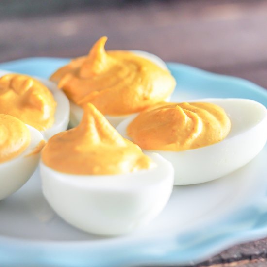 Smoky Deviled Eggs