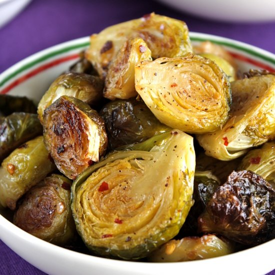 simple roasted brussels sprouts