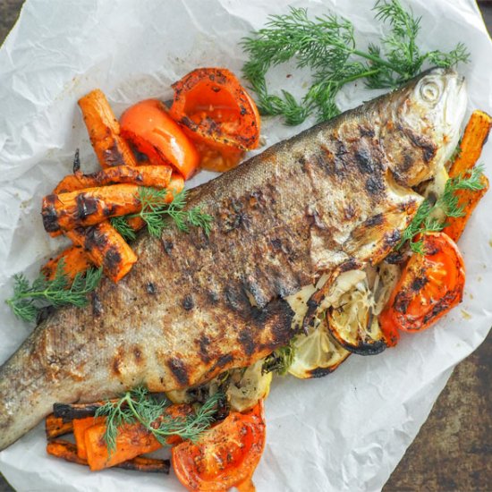 Grilled Lemon Herb Trout