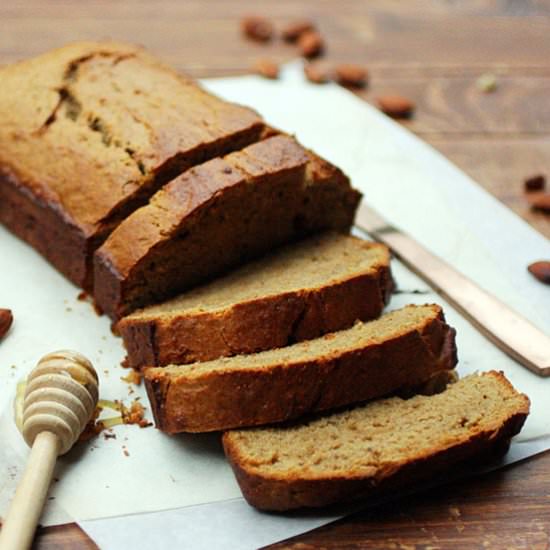 One Bowl Peanut Butter Banana Bread