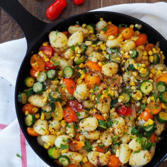 Summer Gnocchi Basil Brown Butter