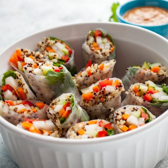 Quinoa Spring Rolls