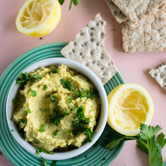 Miso-Parsley Hummus